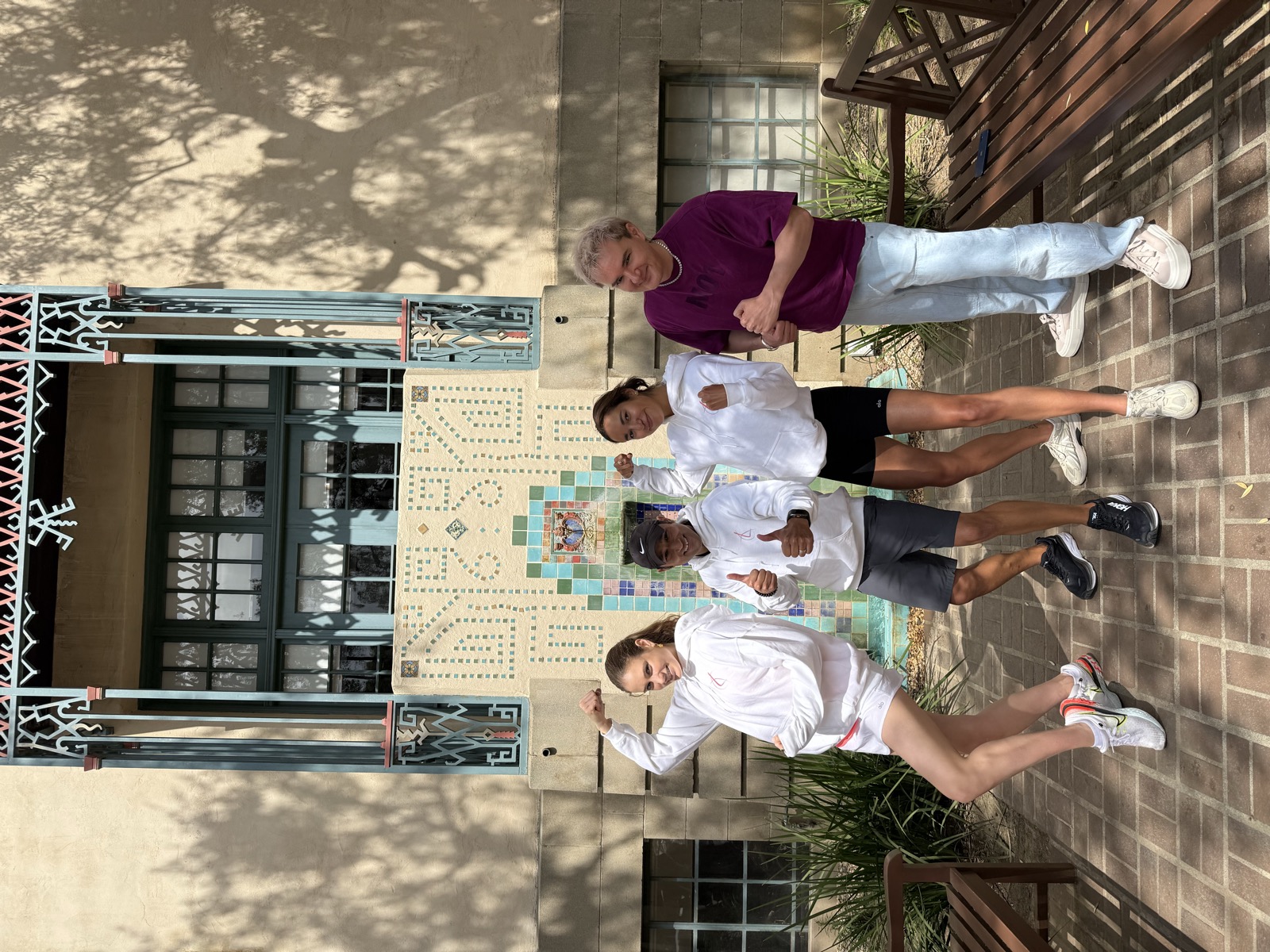 Members outside Dabney Hall